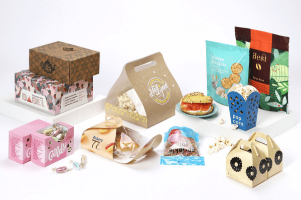 food packaging boxes with logo